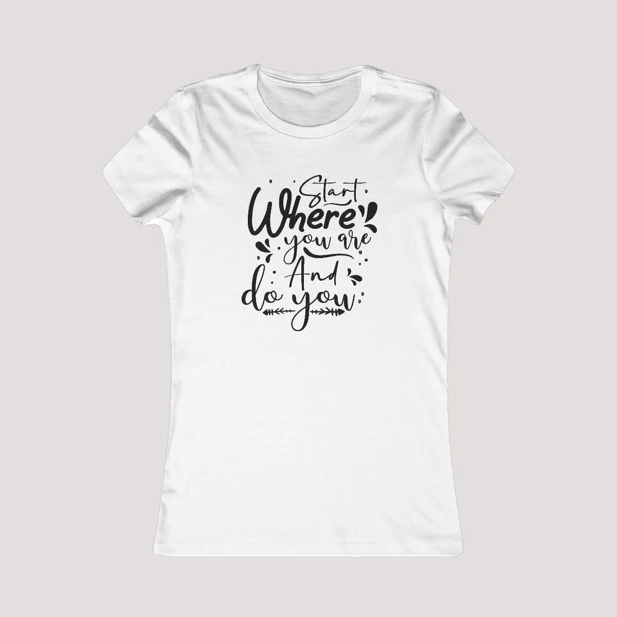 100% Cotton Feminine Fit Tee