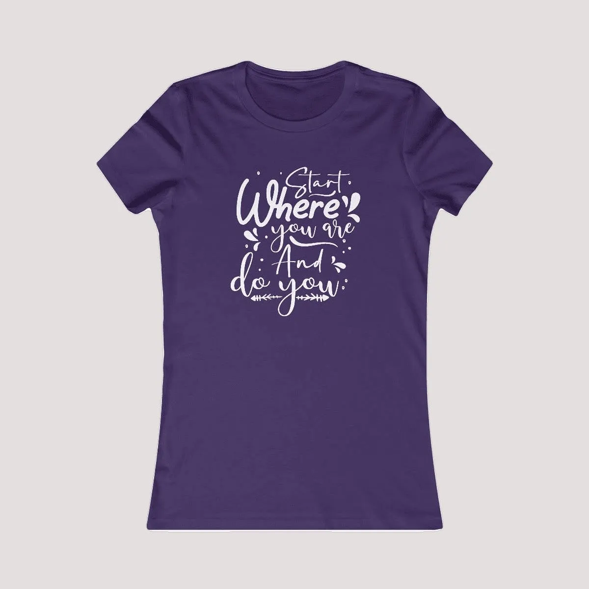 100% Cotton Feminine Fit Tee