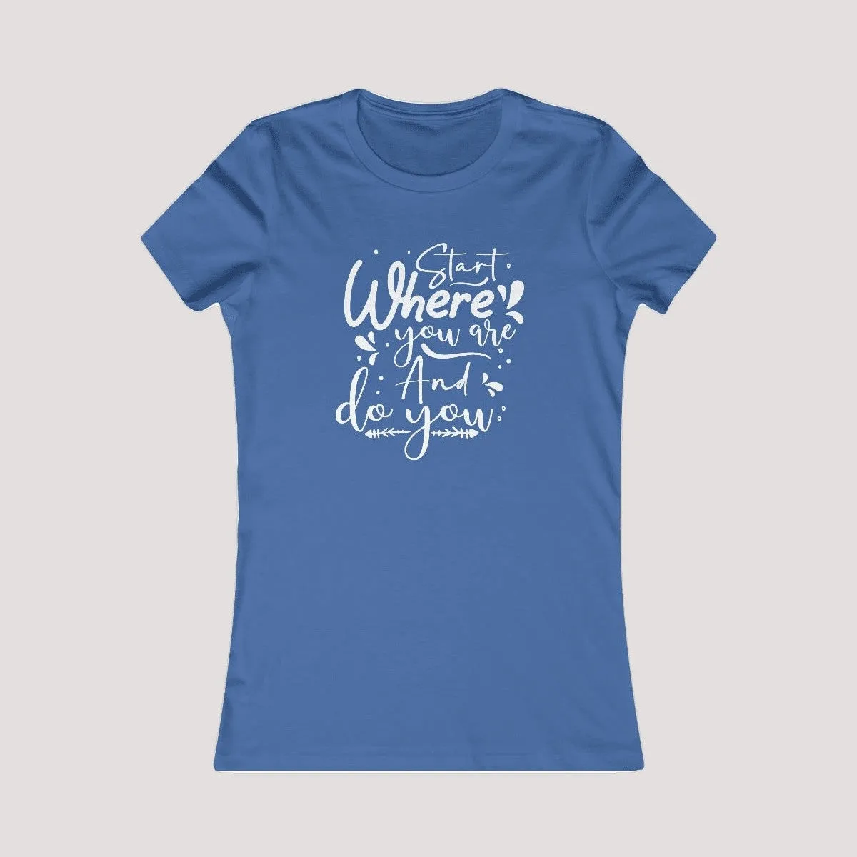100% Cotton Feminine Fit Tee