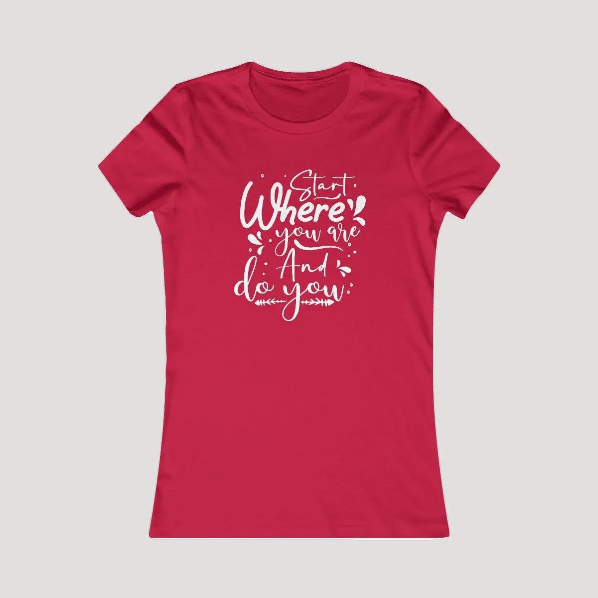 100% Cotton Feminine Fit Tee