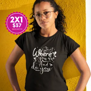 100% Cotton Feminine Fit Tee