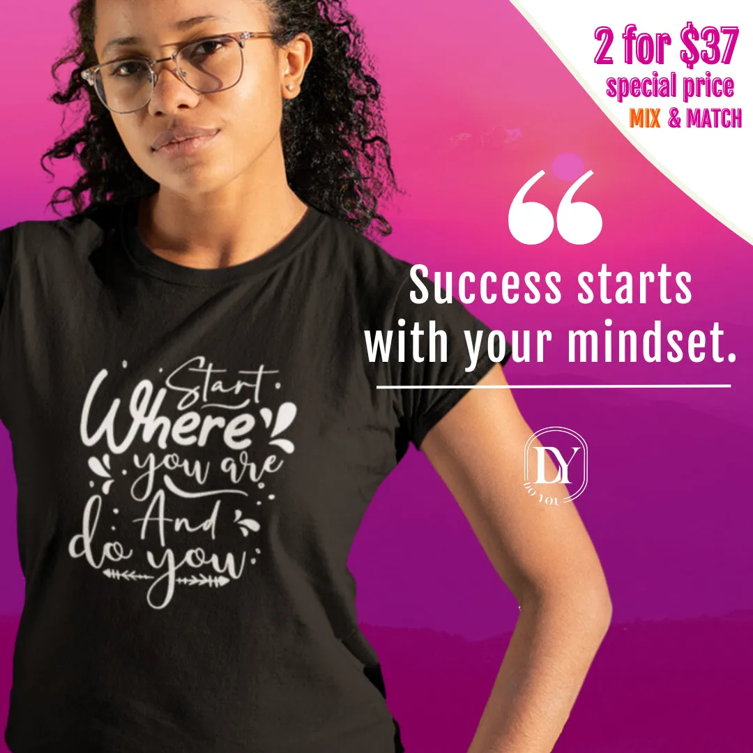 100% Cotton Feminine Fit Tee