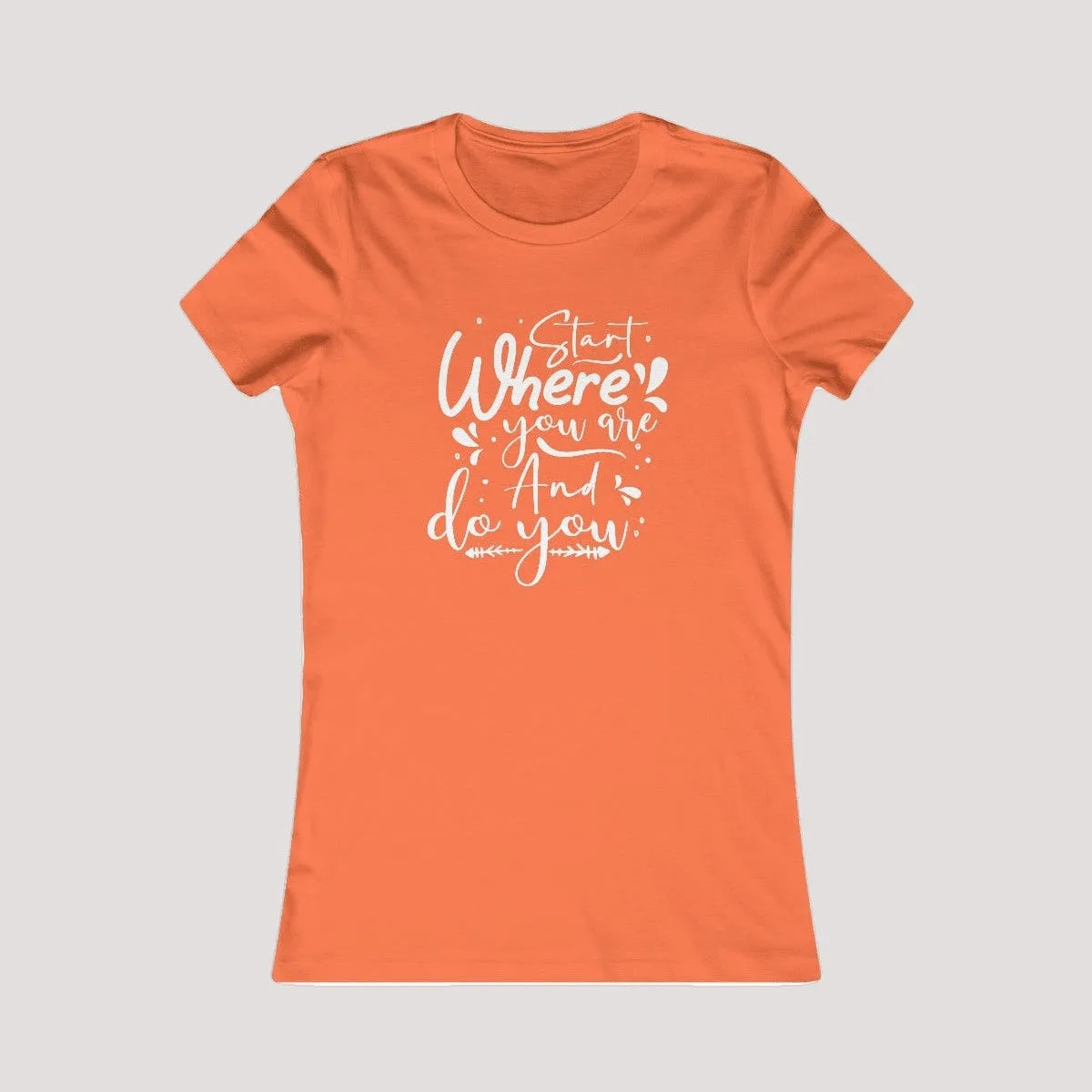 100% Cotton Feminine Fit Tee