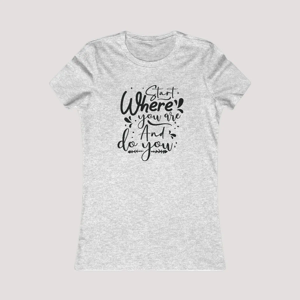 100% Cotton Feminine Fit Tee
