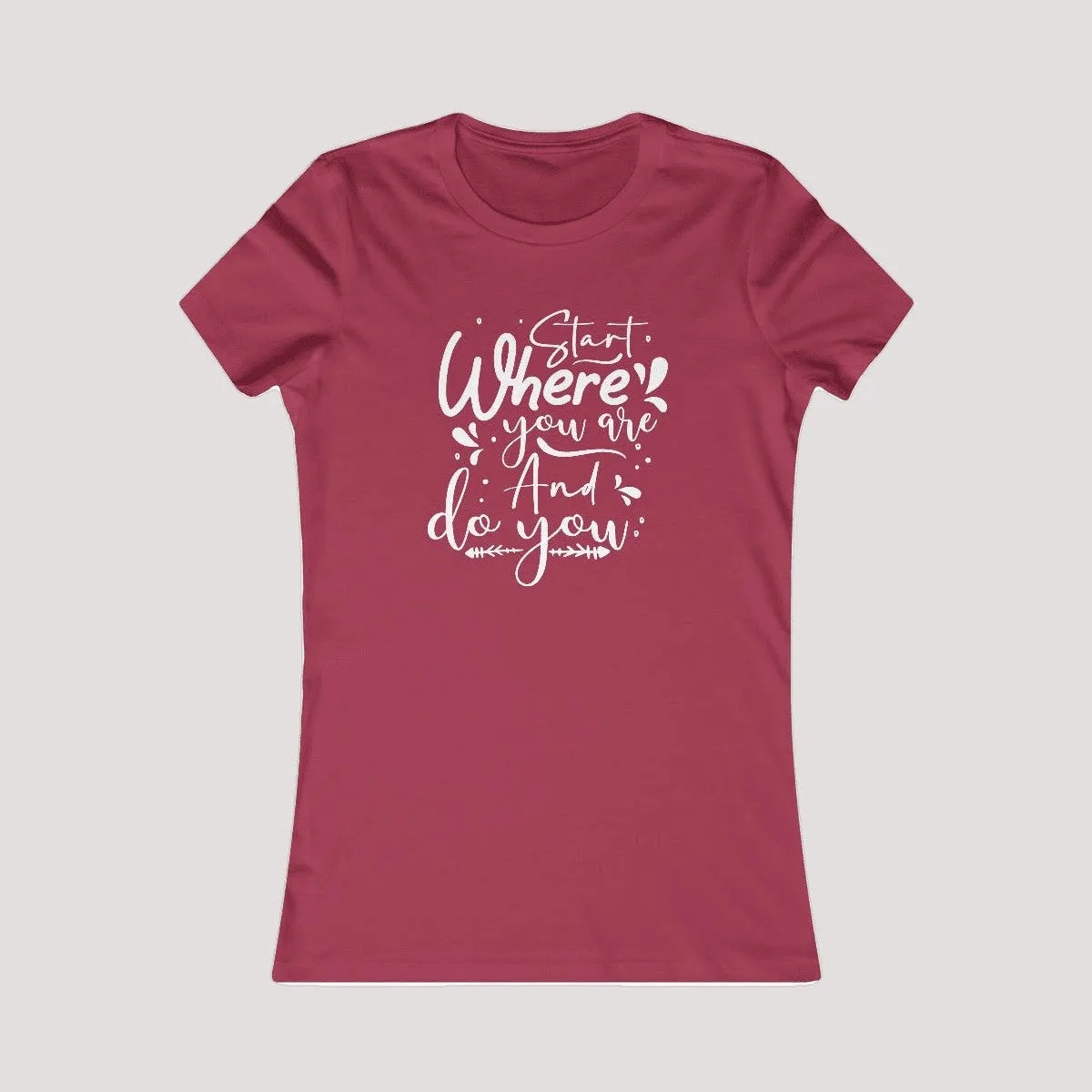 100% Cotton Feminine Fit Tee