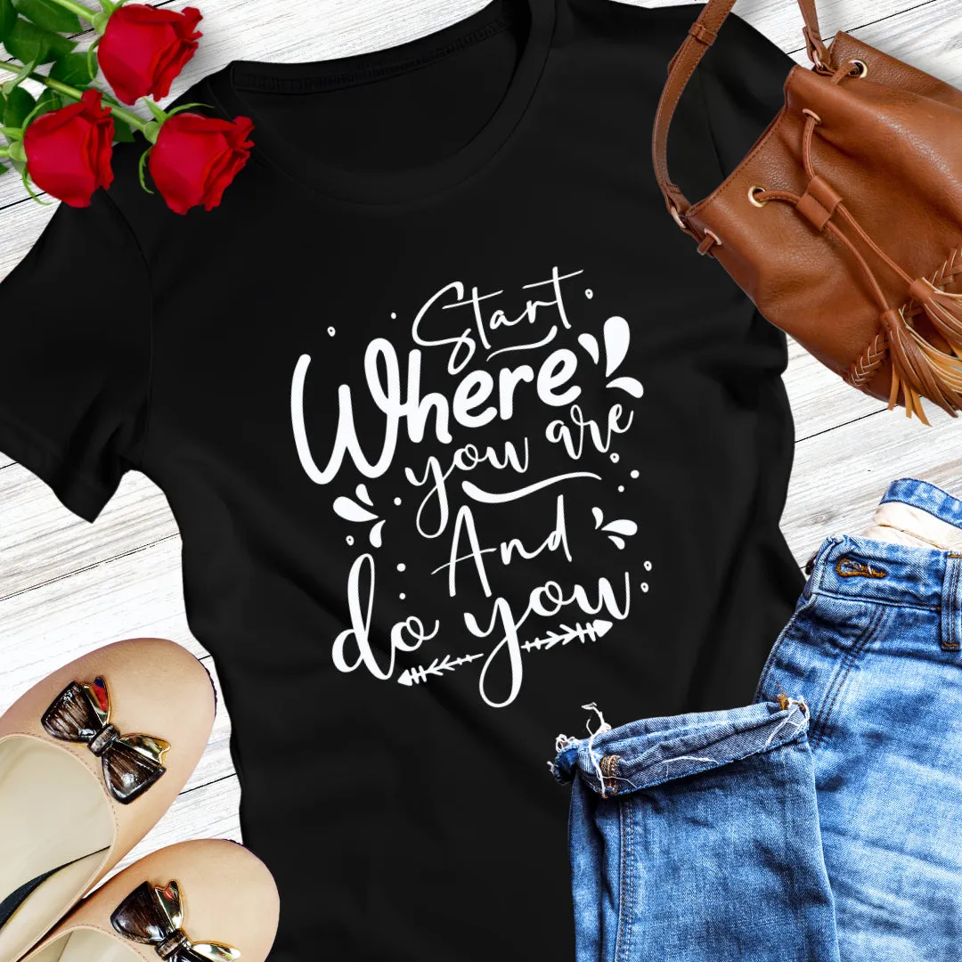 100% Cotton Feminine Fit Tee