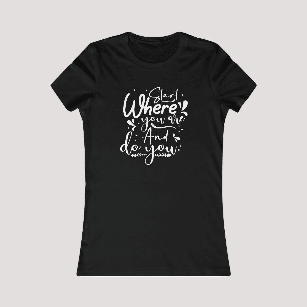 100% Cotton Feminine Fit Tee