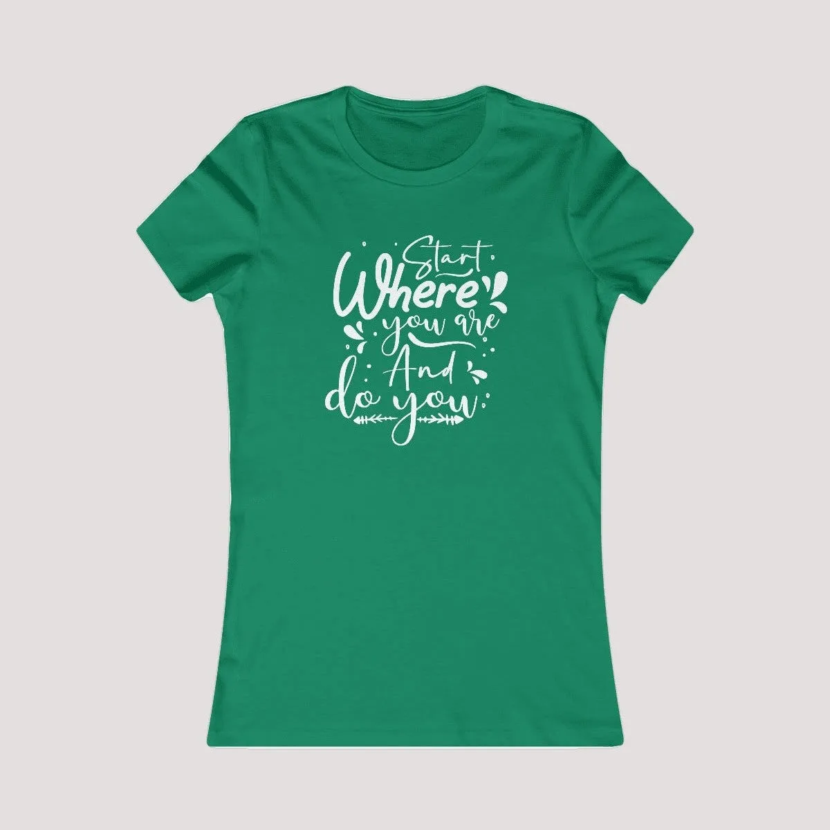 100% Cotton Feminine Fit Tee