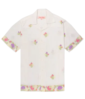 Aari Shirt in White Floral
