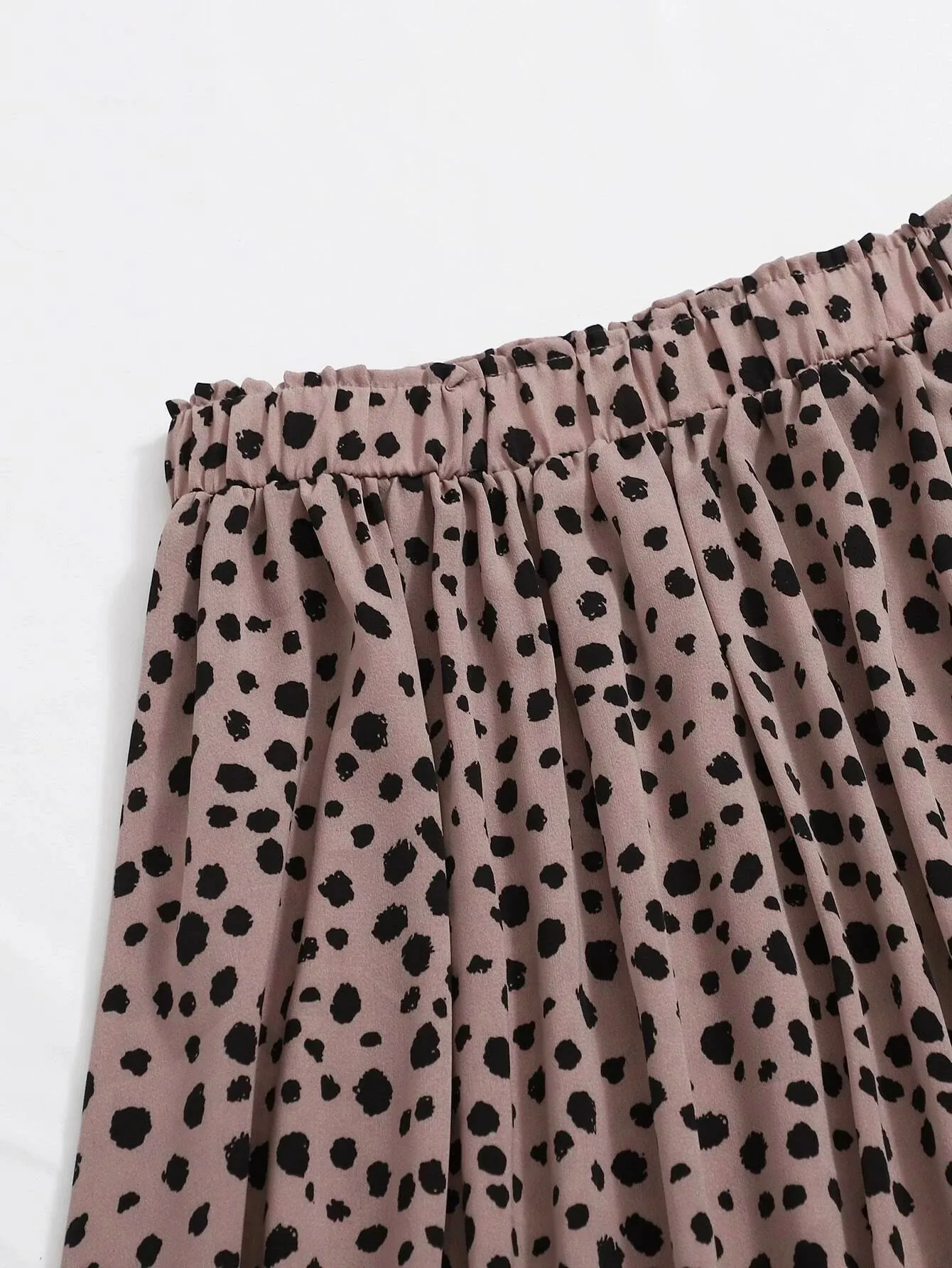 All Over Print Long Plus Size Skirt