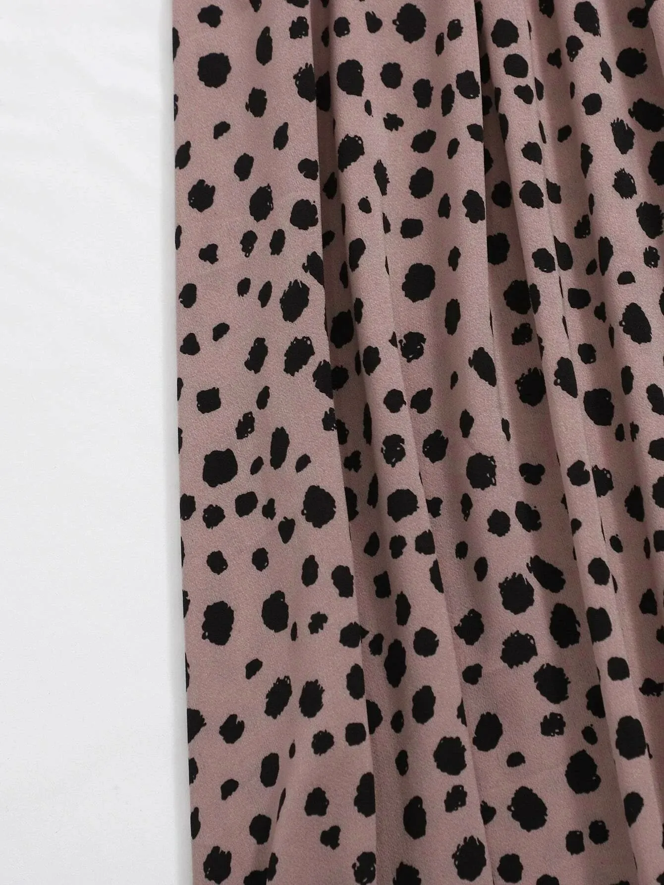 All Over Print Long Plus Size Skirt