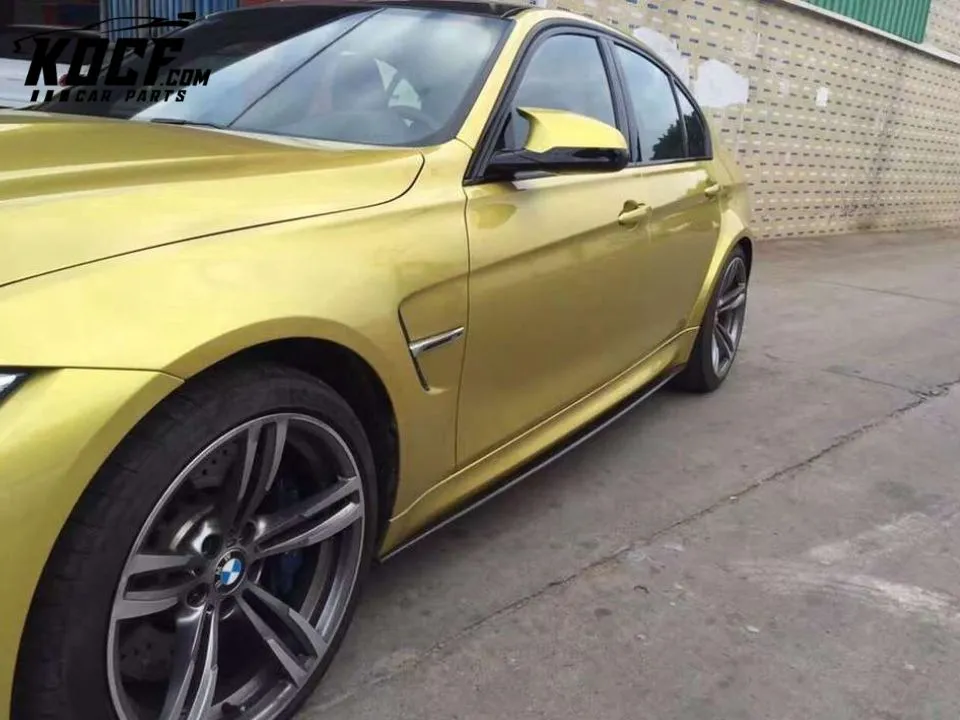 Auto Carbon Side Skirt For BMW M3 M4 F8X 2015 