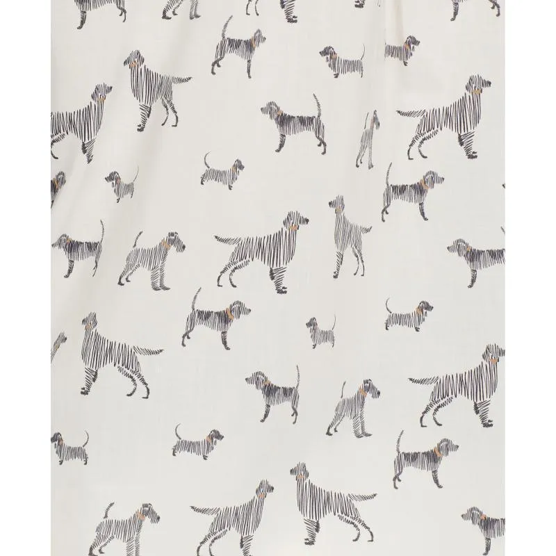 Barbour Safari Ladies Shirt - Off White Country Print