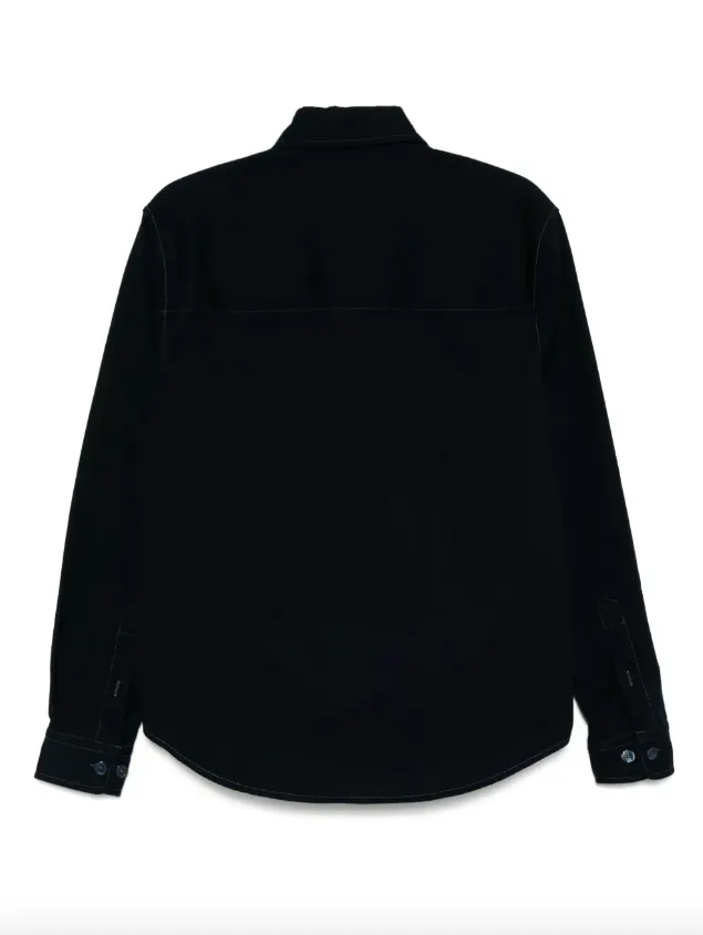BOSS relaxed-fit overshirt in cotton twill
