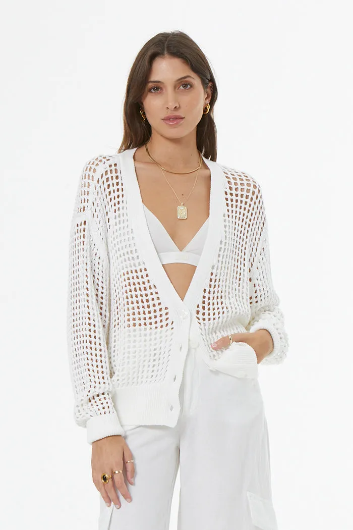Bradshaw Crochet Cardi // Bone