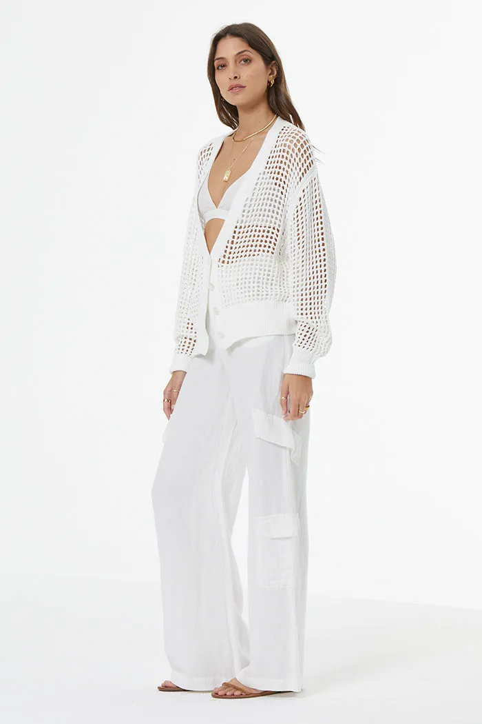 Bradshaw Crochet Cardi // Bone