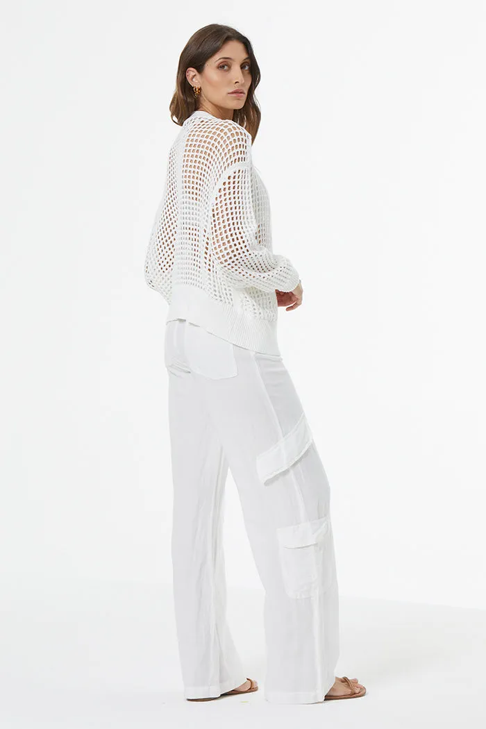 Bradshaw Crochet Cardi // Bone