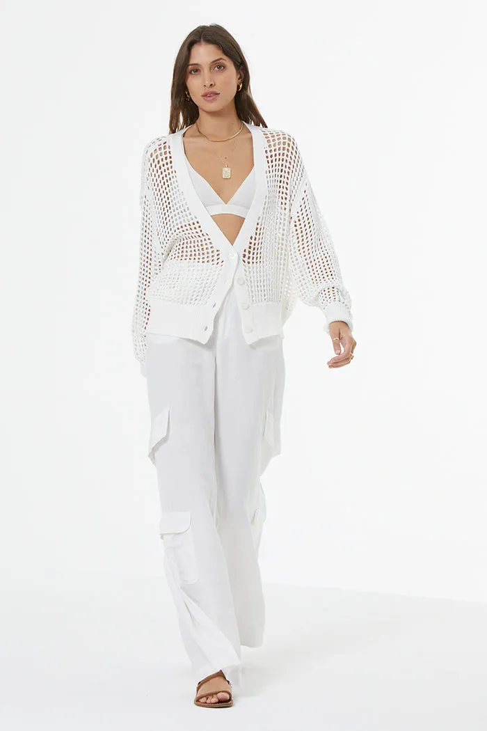 Bradshaw Crochet Cardi // Bone