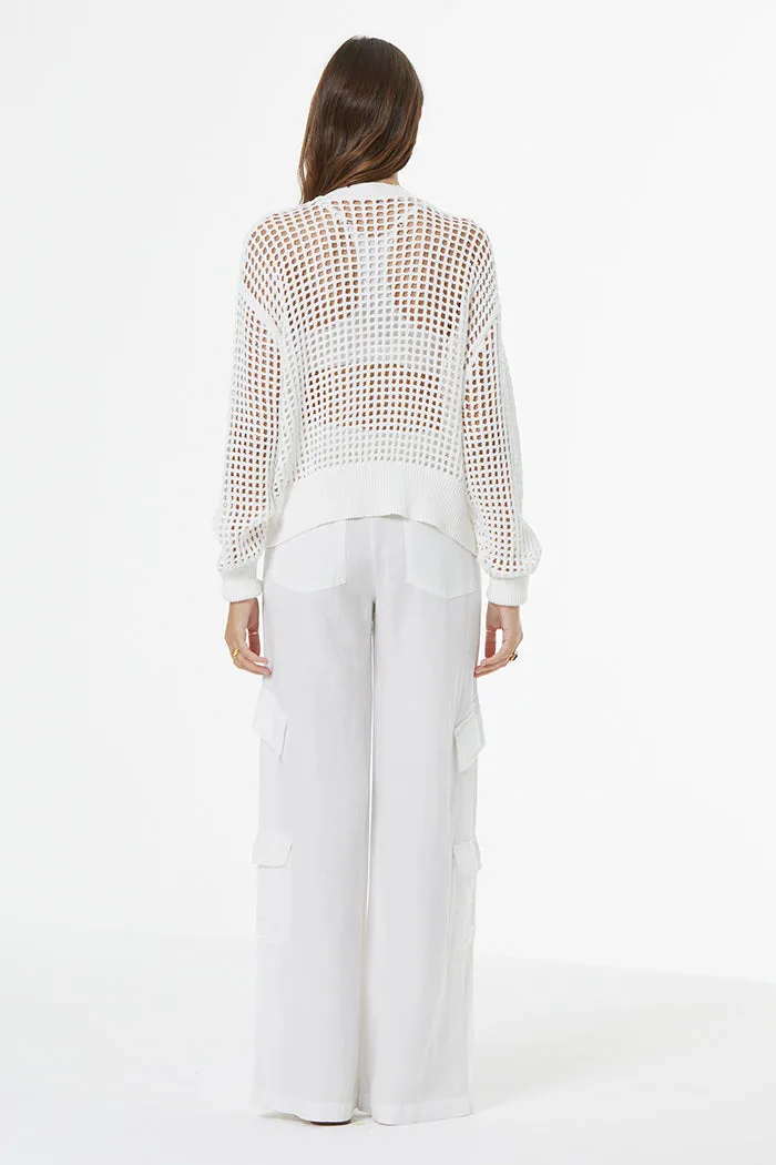 Bradshaw Crochet Cardi // Bone