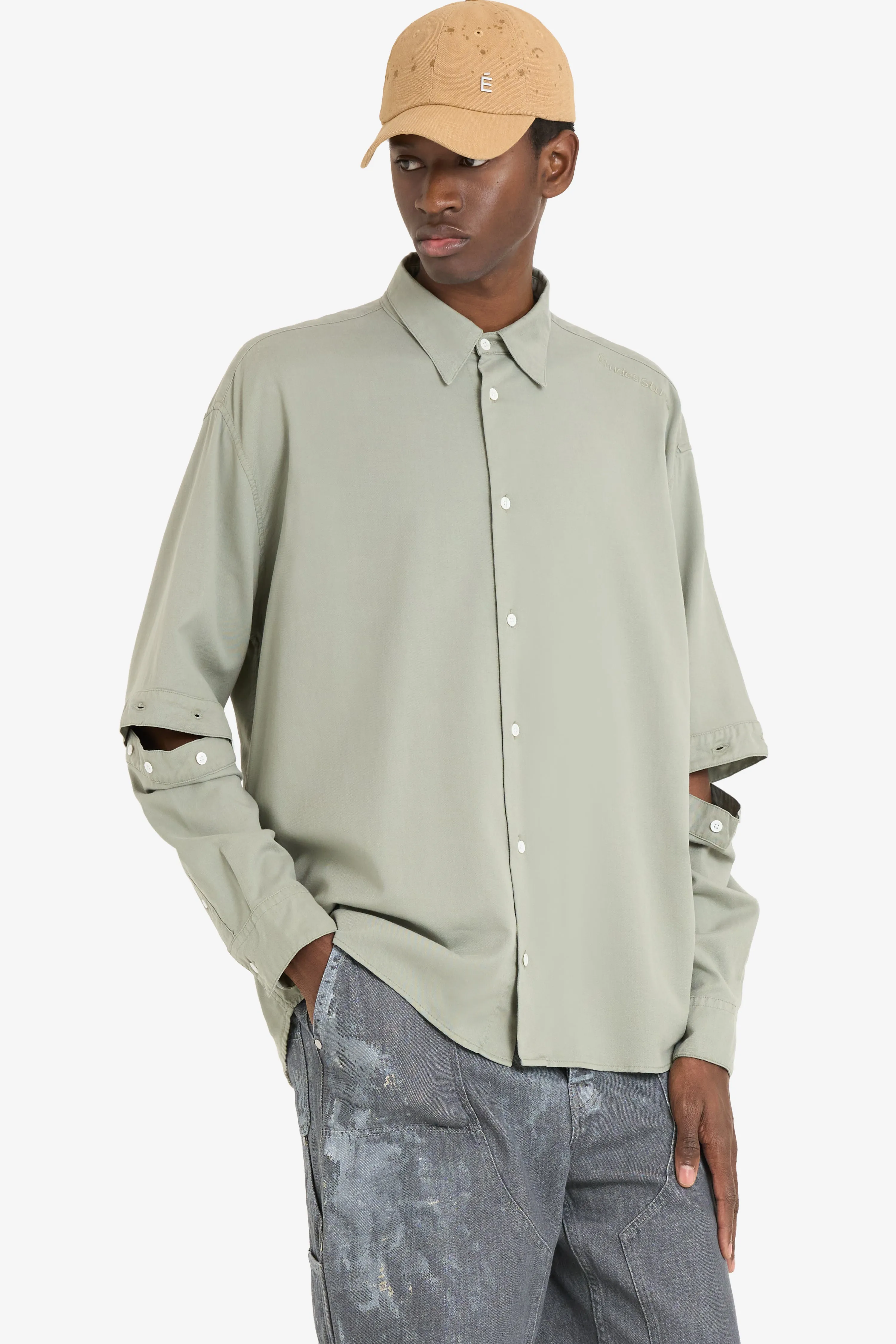 BUTTONED SLEEVE SHIRT