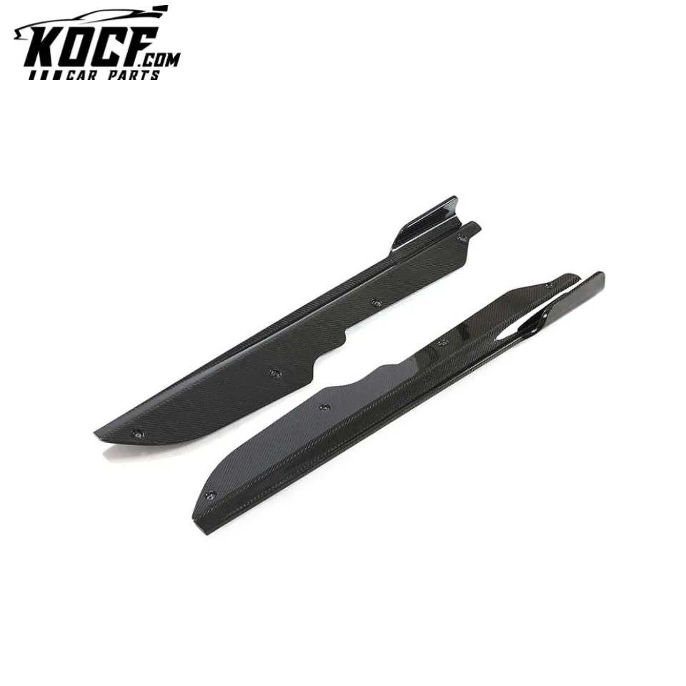 Carbon Fiber C8 Side Skirts for Chevy Corvette C8 2-Door Targa Top Coupe 2020-2021