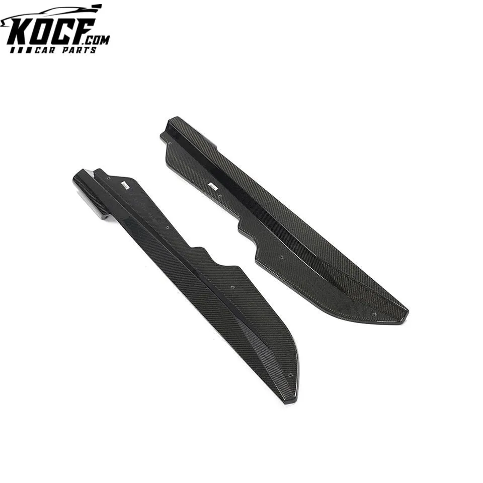 Carbon Fiber C8 Side Skirts for Chevy Corvette C8 2-Door Targa Top Coupe 2020-2021