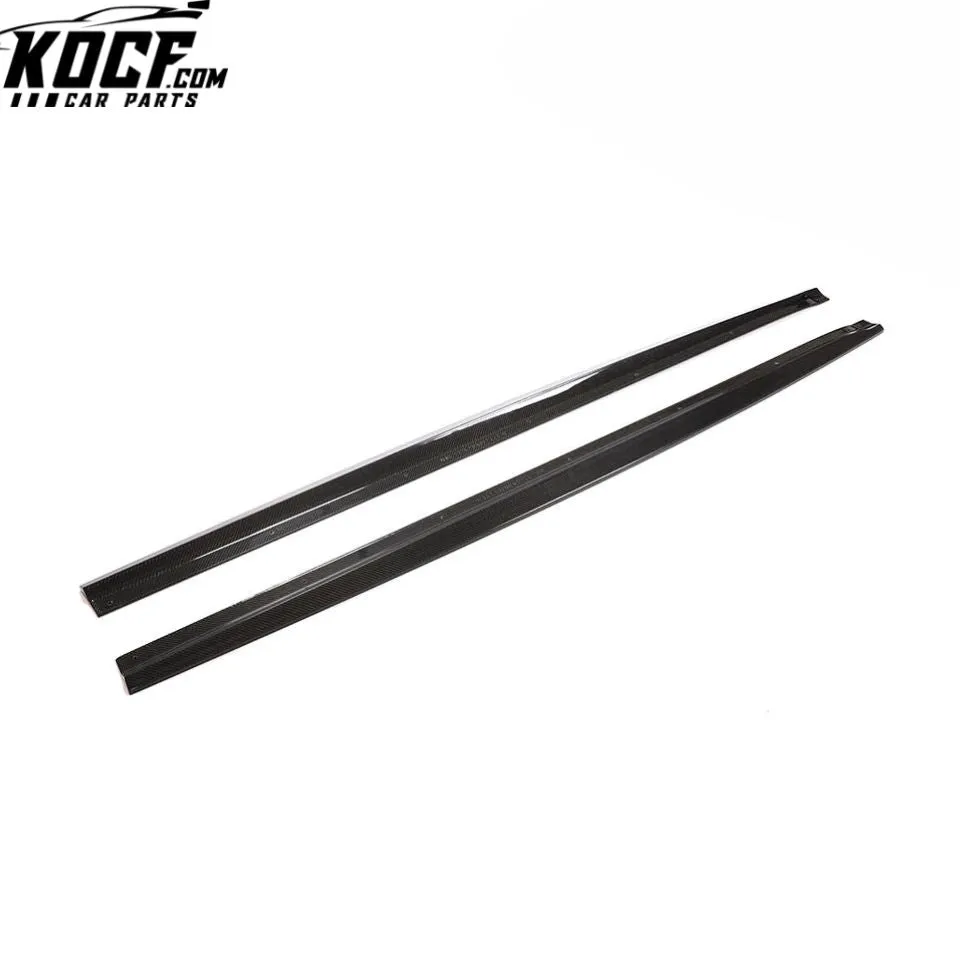 Carbon Fiber Car Side Skirt Extensions for Bentley Continental 2-Door 2012-2016