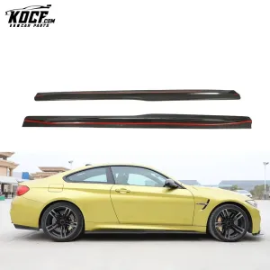 Carbon Fiber F8x M3 M4 Side Skirts Lip for BMW F82 F83 M4 F80 M3 2015- 2019