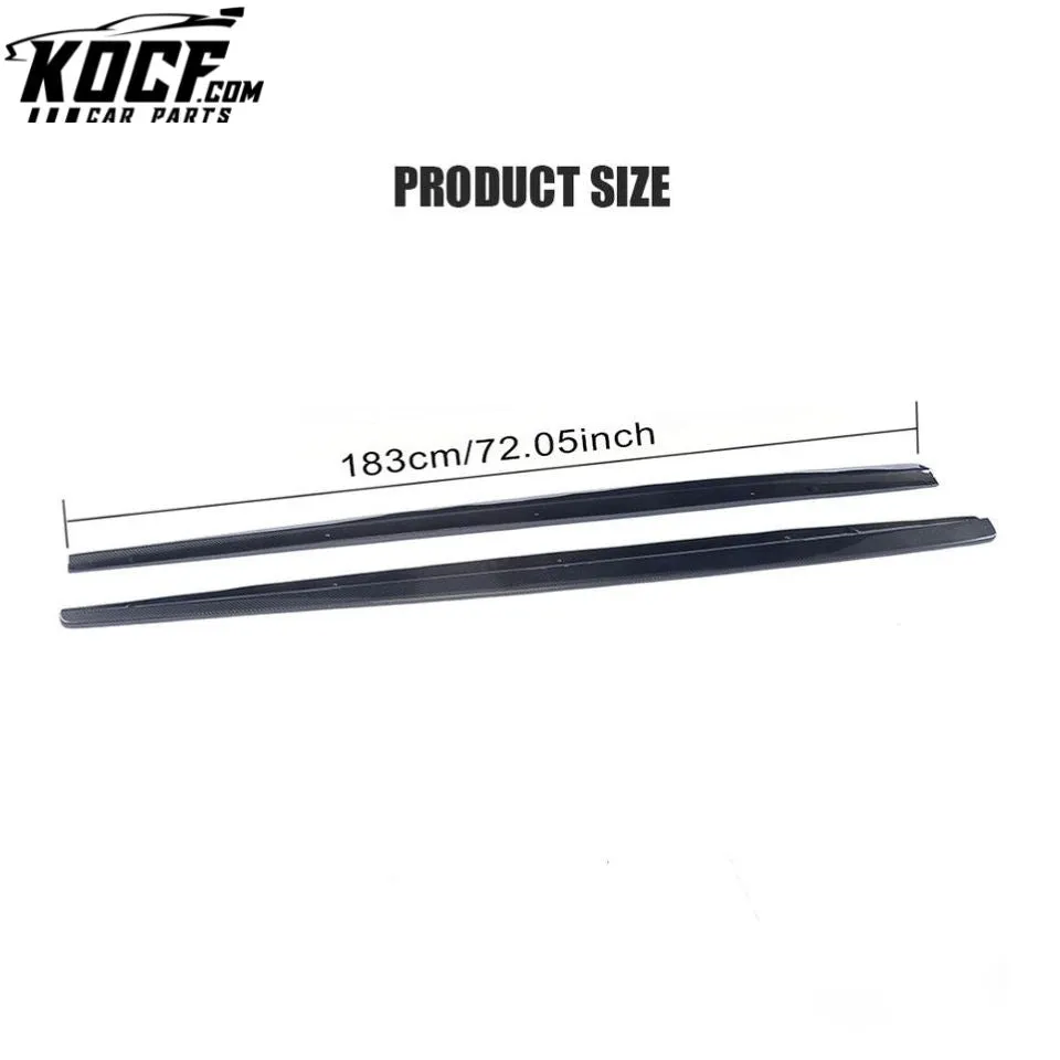 Carbon Fiber Side Skirt for Volkswagen Scirocco R GTS 09-16