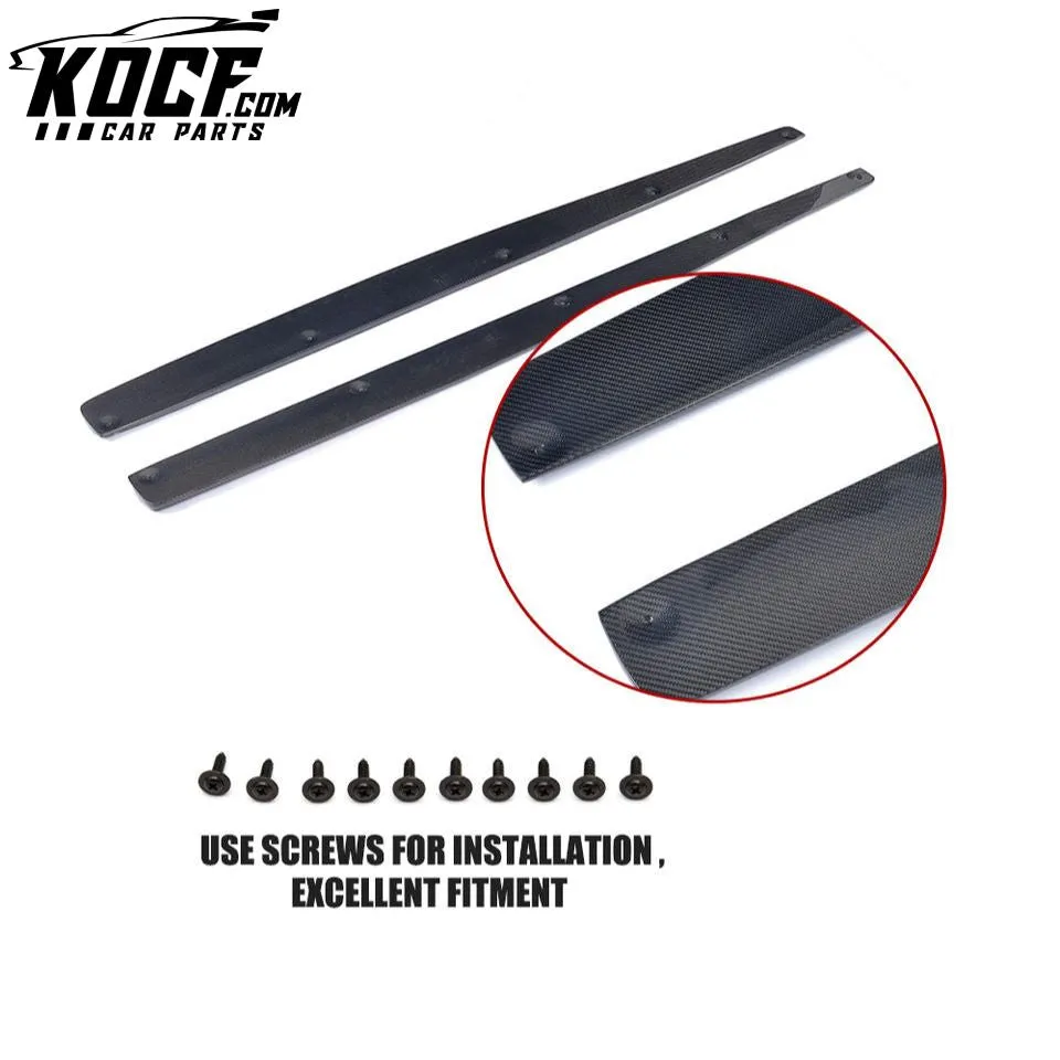 Carbon Fiber Side Skirt for Volkswagen Scirocco R GTS 09-16