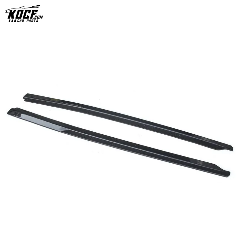 Carbon Fiber Side Skirts Extensions Add-on for Audi R8 V10 PLUS 2016-2019