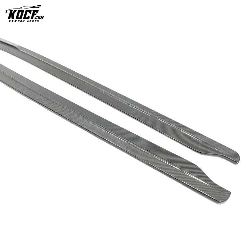 Carbon Fiber Side Skirts Extensions Add-on for Audi R8 V10 PLUS 2016-2019