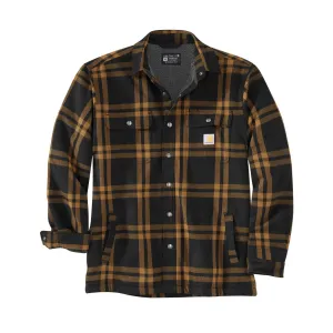 Carhartt Men's Relaxed Fit Flannel Sherpa-Lined Jacket