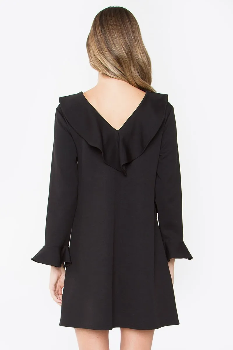 Casper Ruffle Knit Dress
