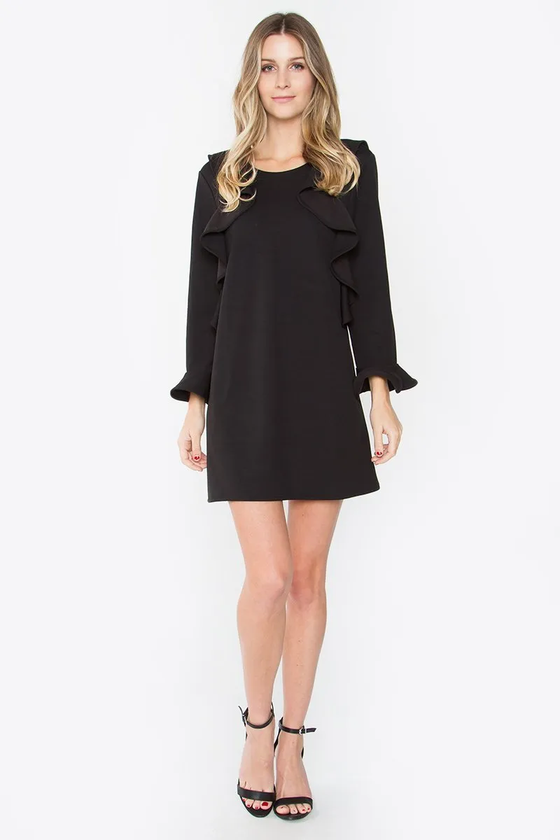 Casper Ruffle Knit Dress