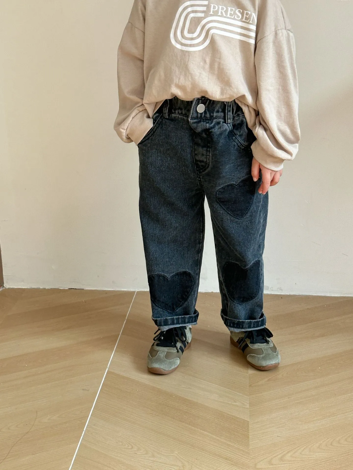 Children Soft Jeans Casual Straight Trousers