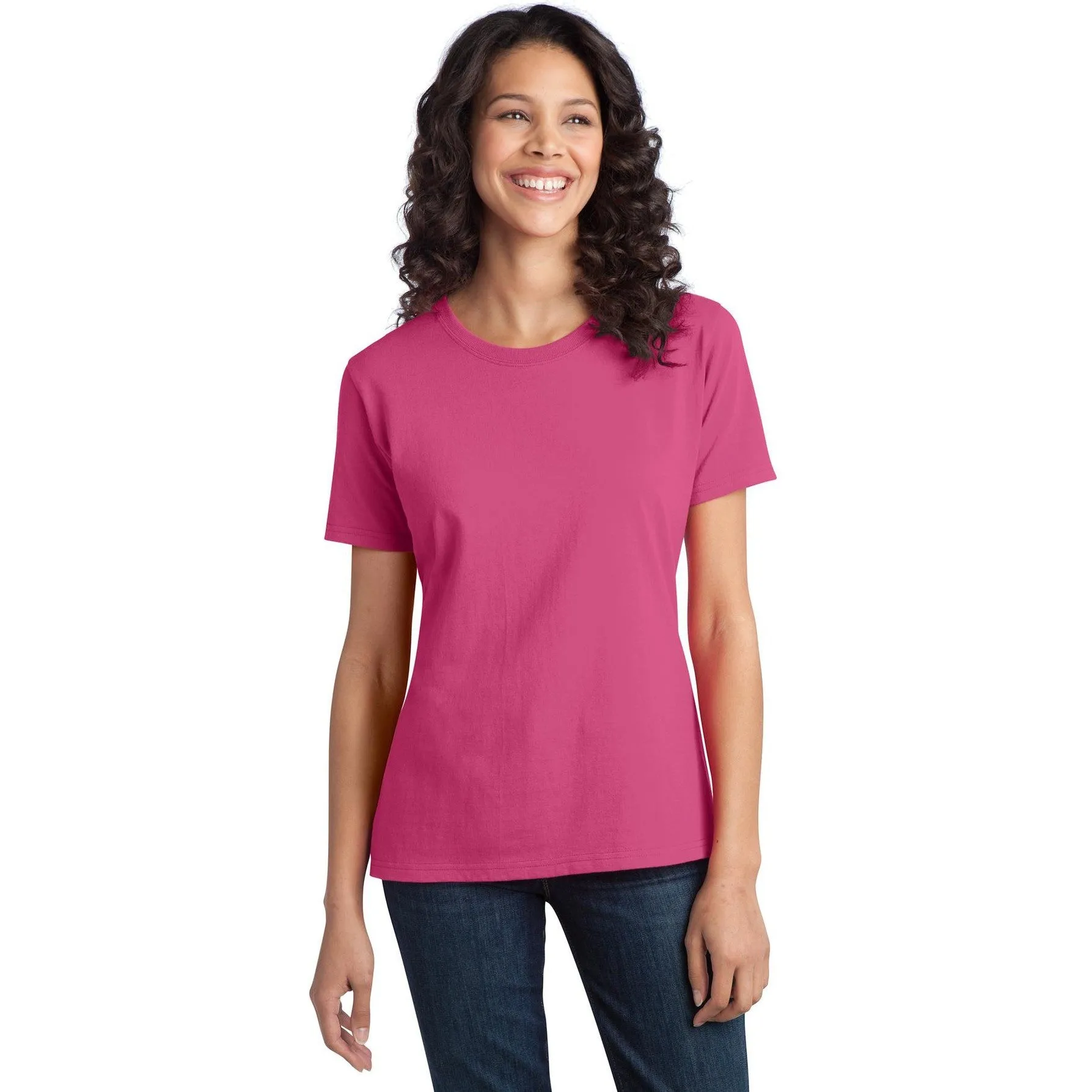 CLOSEOUT - Port & Company Ladies Ring Spun Cotton Tee