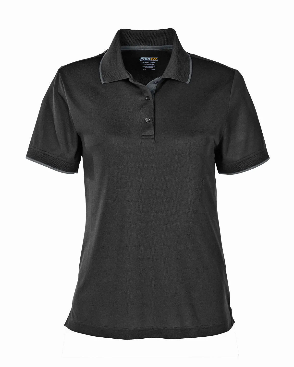 CORE365 Ladies' Motive Performance Piqué Polo with Tipped Collar