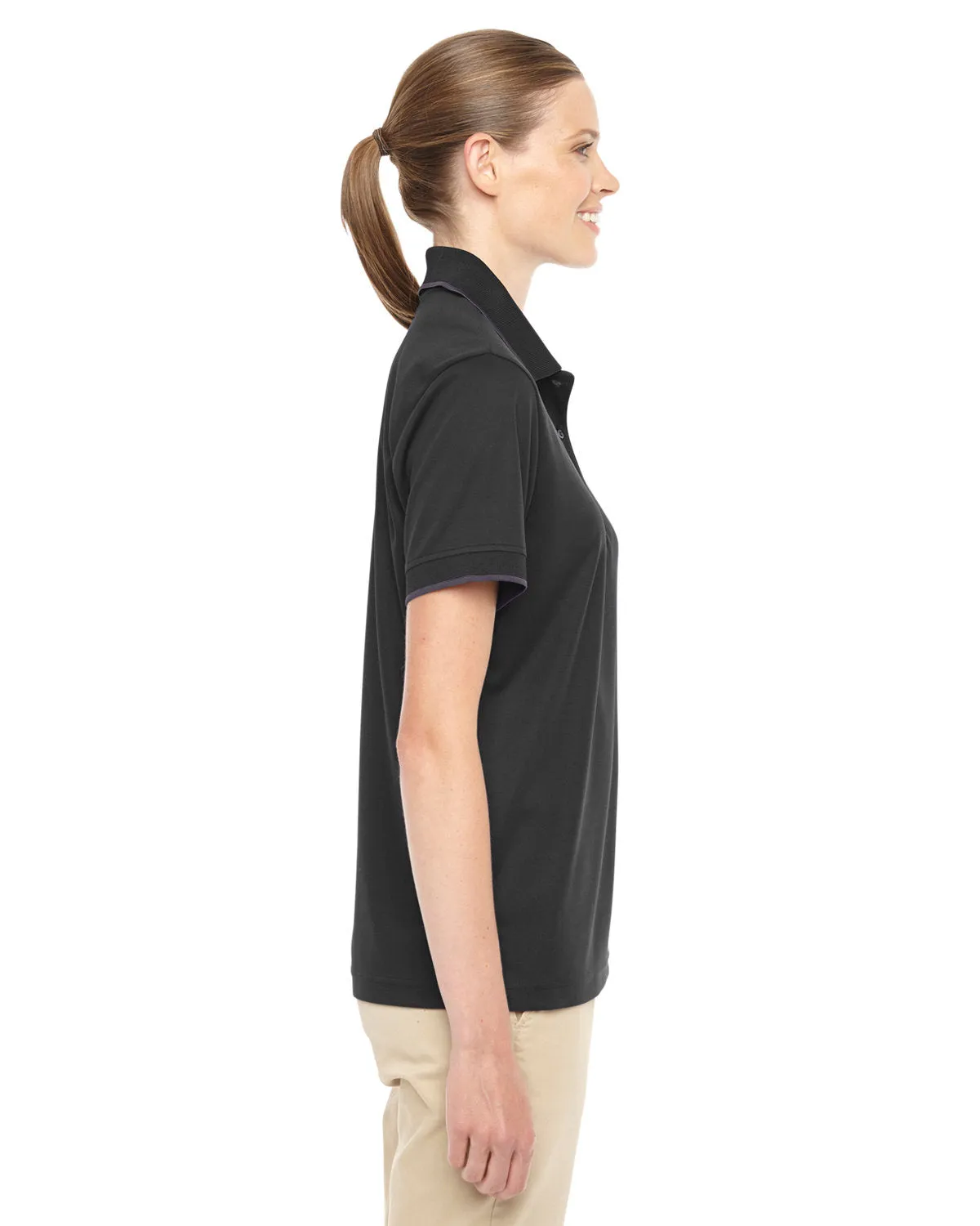 CORE365 Ladies' Motive Performance Piqué Polo with Tipped Collar