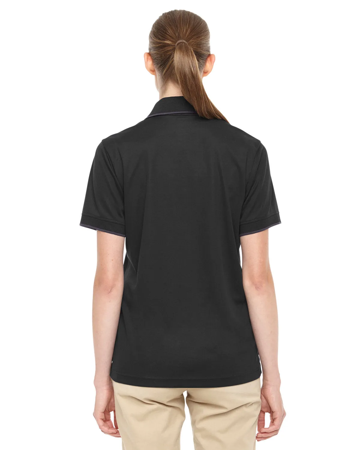 CORE365 Ladies' Motive Performance Piqué Polo with Tipped Collar