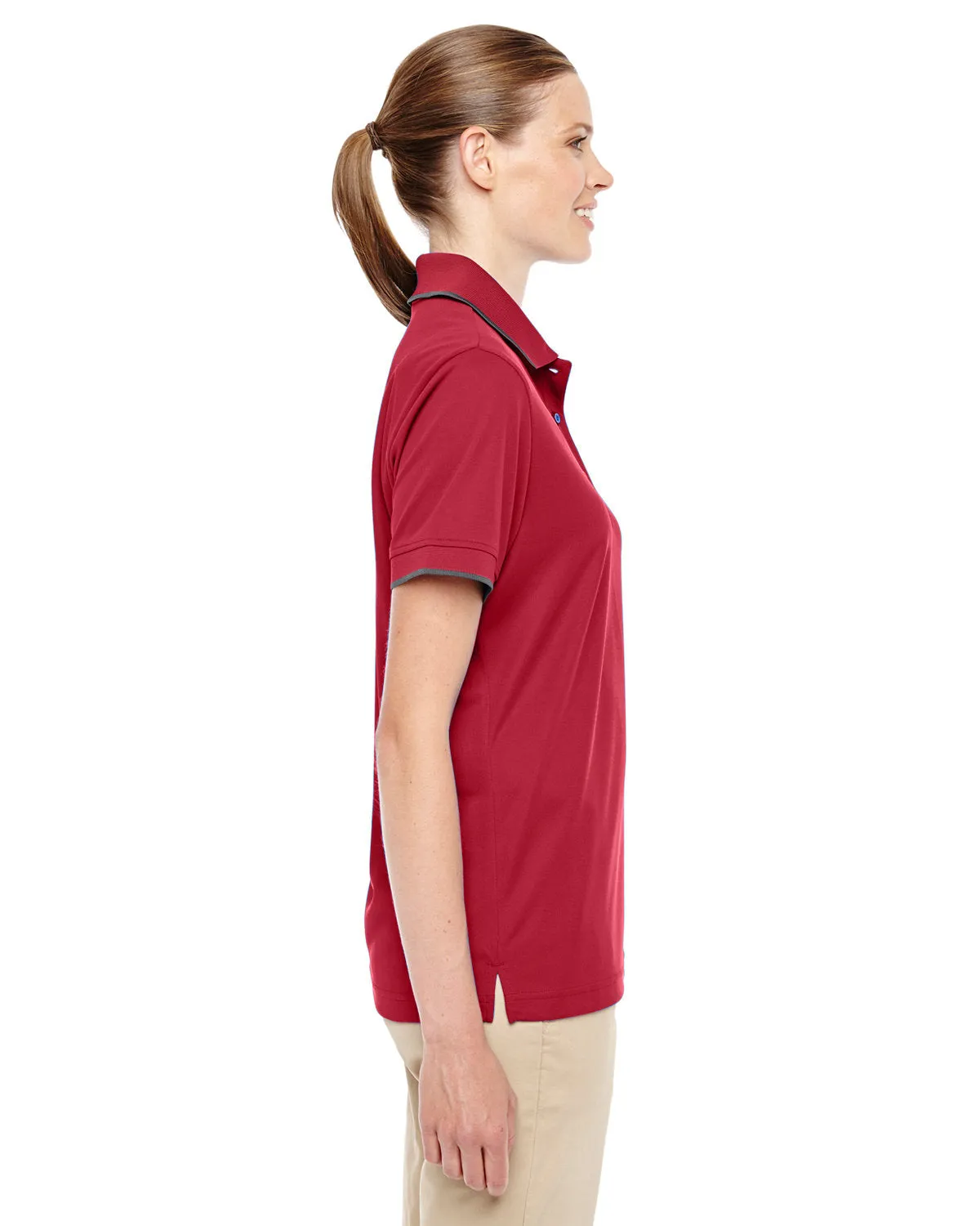 CORE365 Ladies' Motive Performance Piqué Polo with Tipped Collar