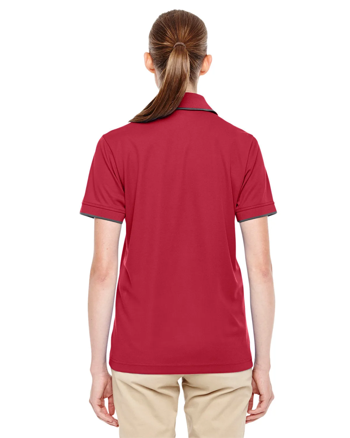 CORE365 Ladies' Motive Performance Piqué Polo with Tipped Collar