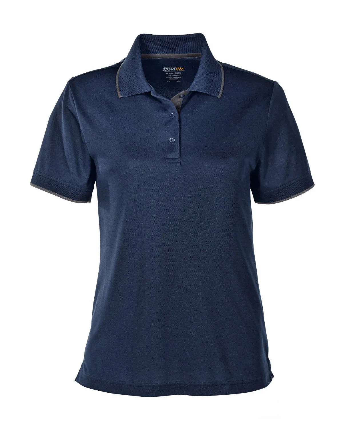 CORE365 Ladies' Motive Performance Piqué Polo with Tipped Collar