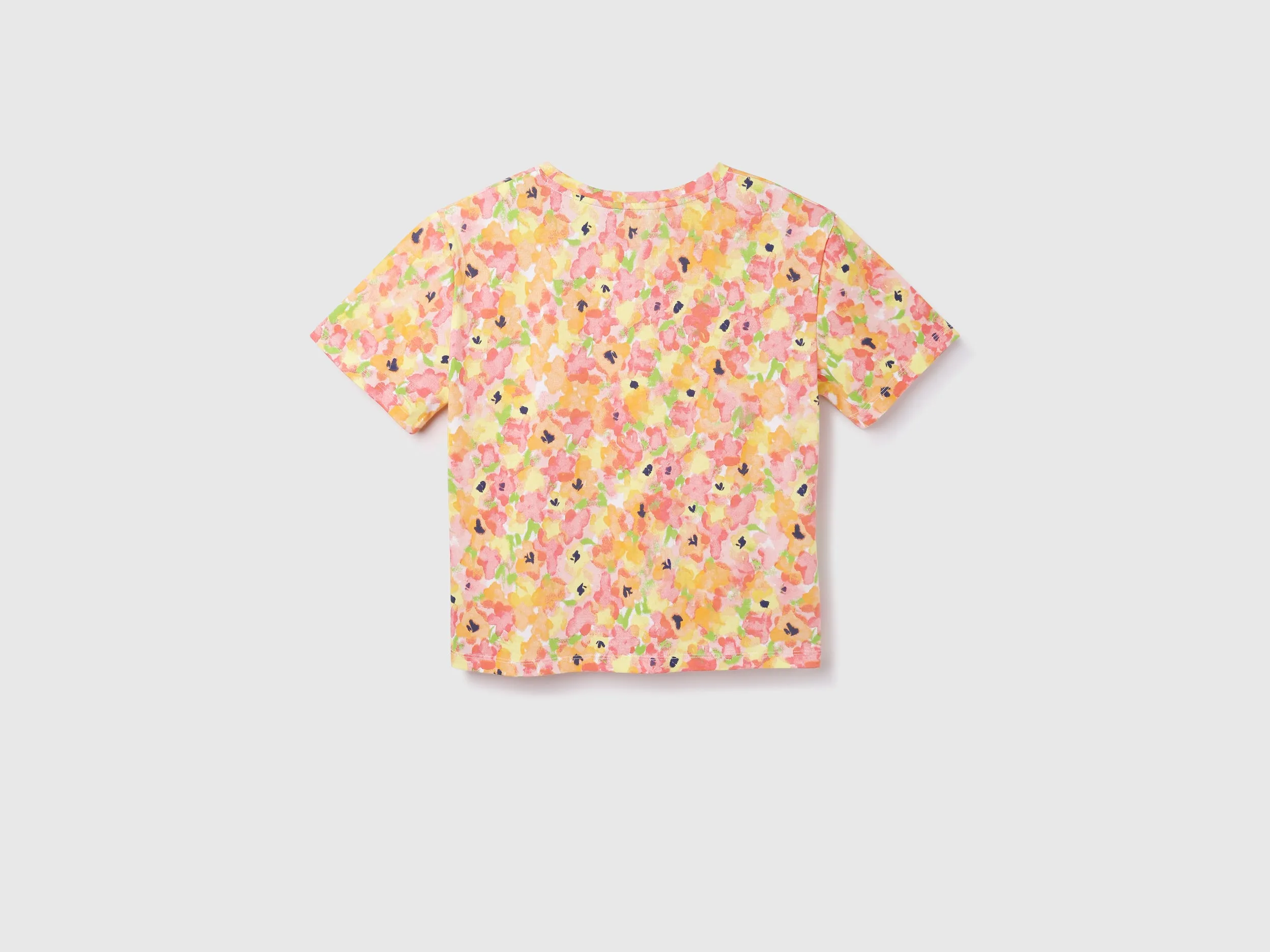Cotton Camouflage Round Neck Women T-shirts