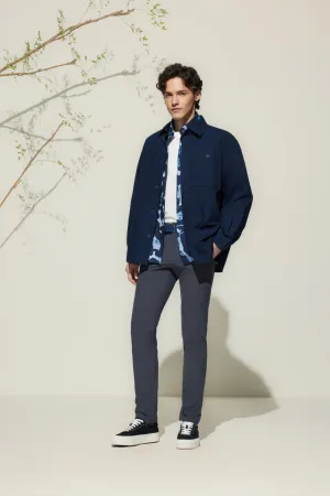 Cotton Ribstop Relax Fit Overshirt Jacket