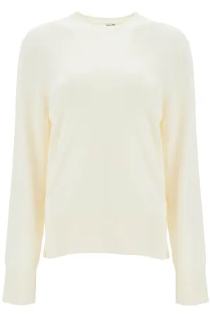 crew-neck cashmere knit 242 WRT1734 YA0016 MERINGUE