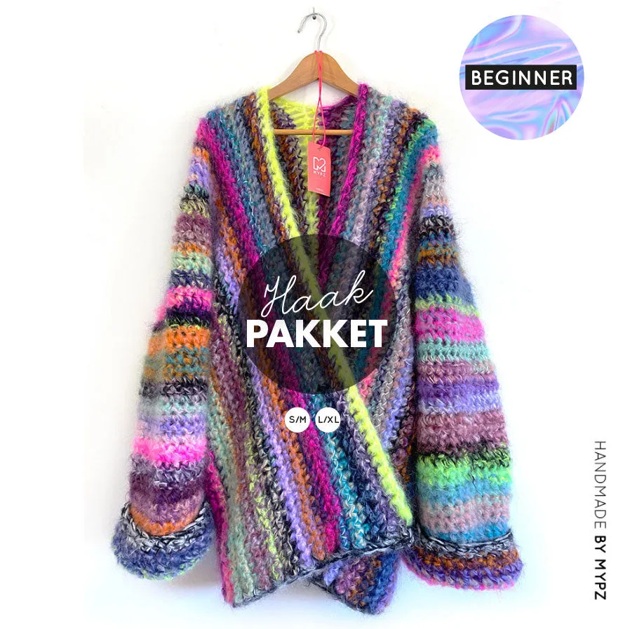 Crochet kit - Kimono Coat No.15 - beginner (ENG-NL)