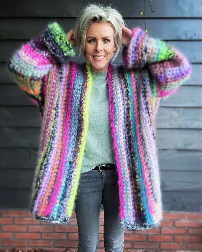 Crochet kit - Kimono Coat No.15 - beginner (ENG-NL)