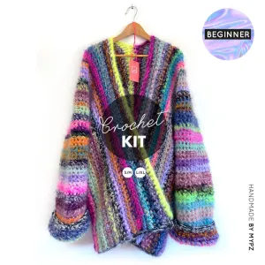 Crochet kit - Kimono Coat No.15 - beginner (ENG-NL)