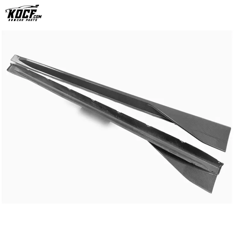 Customization 2020  G80 M3 G82 M4 MP style Carbon Fiber Side Skirts Rocker Panel For BMW G80 G82 NEW M3 M4 Nice fitment